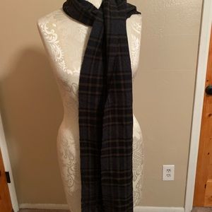 NWT Alan Flusser 100% Merino Wool scarf, unisex